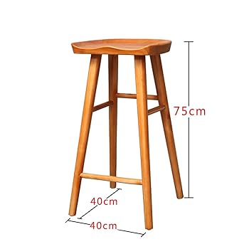 Amazon｜ハイスツール カウンターチェア スツール 木製 55cm